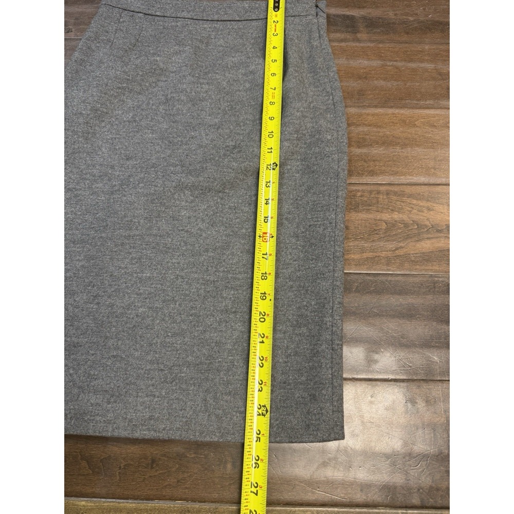 Gucci Pencil Skirt Wool Cashmere Knee Length Lined | Gray | Size IT 38 US XS - Picture 10 of 10